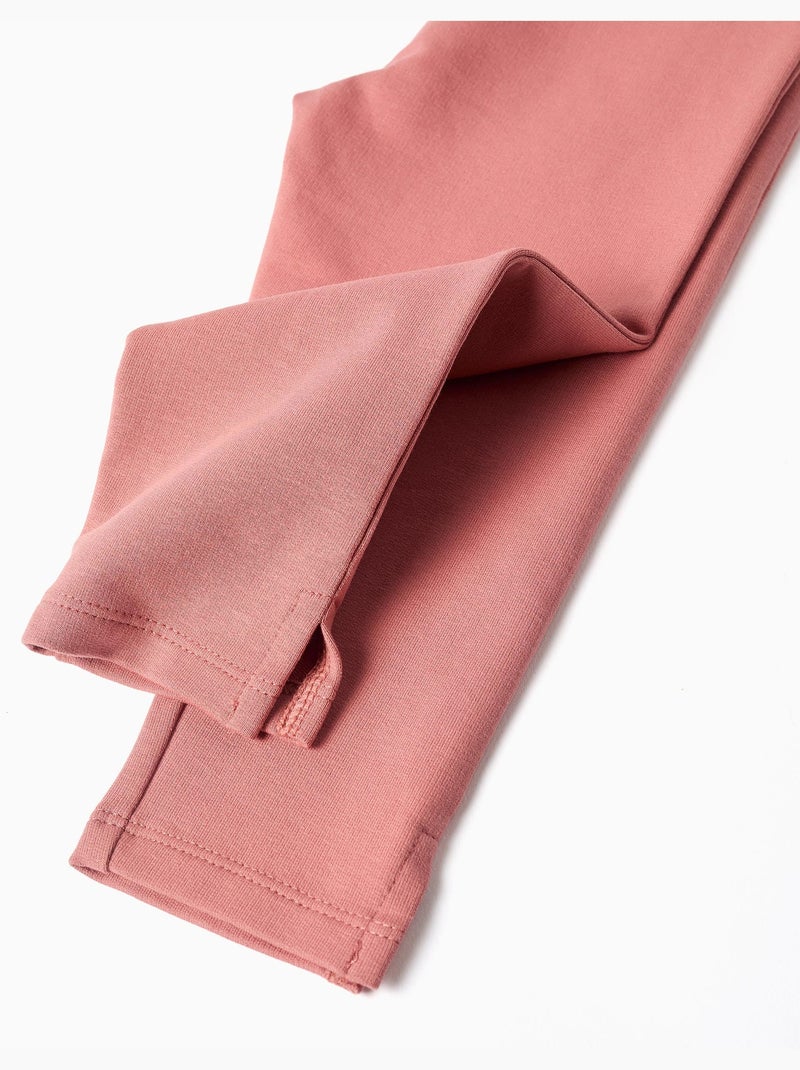 Ensemble de jogging en coton avec imprimé fleur en relief Rose - Kiabi