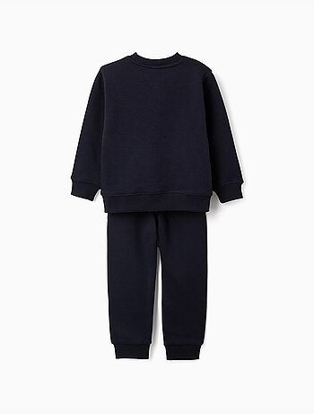 Ensemble de jogging en coton peigné avec imprimé Creative