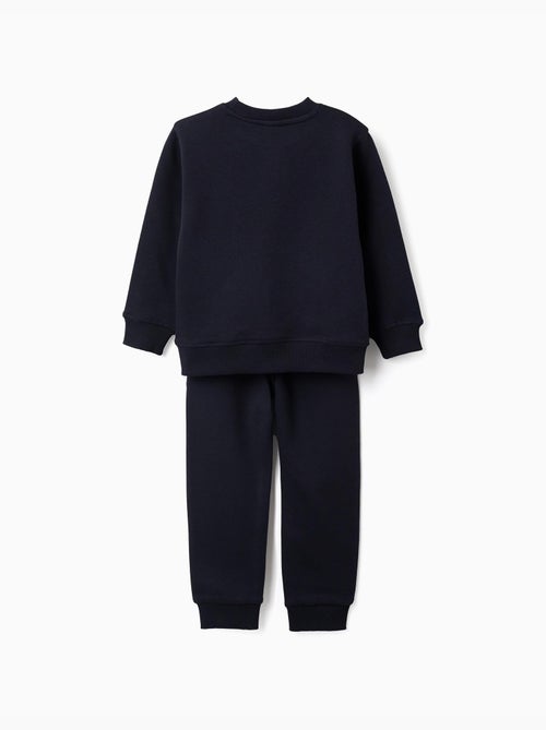 Ensemble de jogging en coton peigné avec imprimé creative - Kiabi