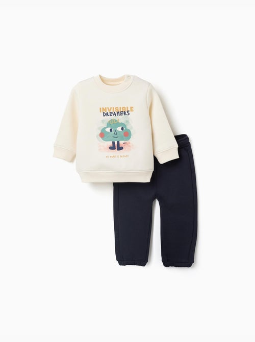 Ensemble de jogging en coton peigné avec imprimé Dreamers - Kiabi