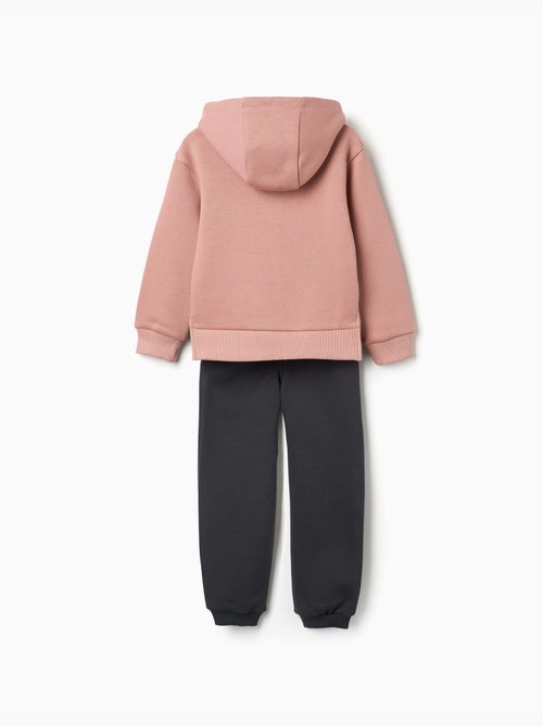 Ensemble de jogging en coton peigné avec imprimé fleur - Kiabi