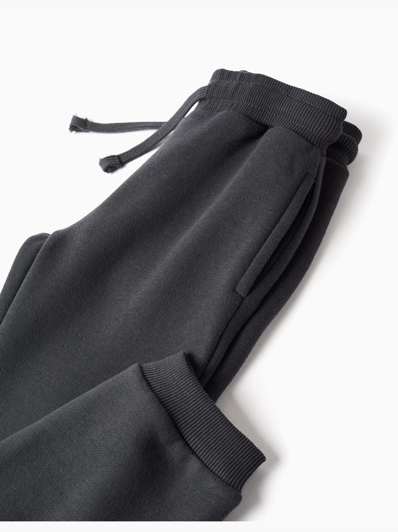 Ensemble de jogging en coton peigné avec imprimé fleur Rose - Kiabi