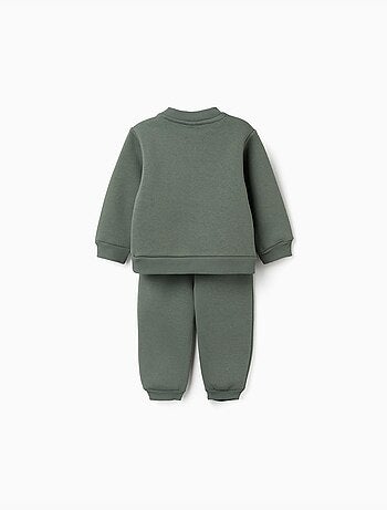 Ensemble de jogging en coton peigné avec imprimé maison