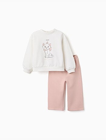 Ensemble de jogging en coton peigné avec imprimé Marie