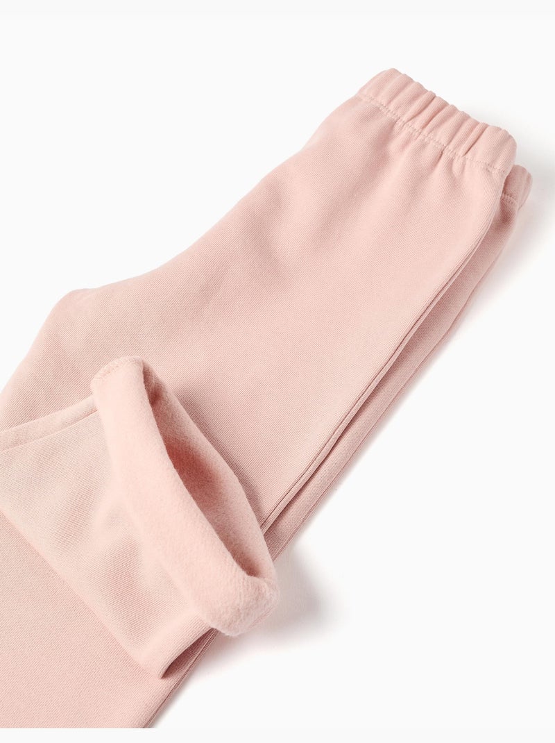 Ensemble de jogging en coton peigné avec imprimé Marie Mauve lilas - Kiabi