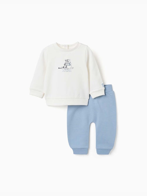 Ensemble de jogging en coton peigné avec imprimé winnie l'ourson - Kiabi Ensemble de jogging en coton peigné avec imprimé winnie l'ourson - Kiabi