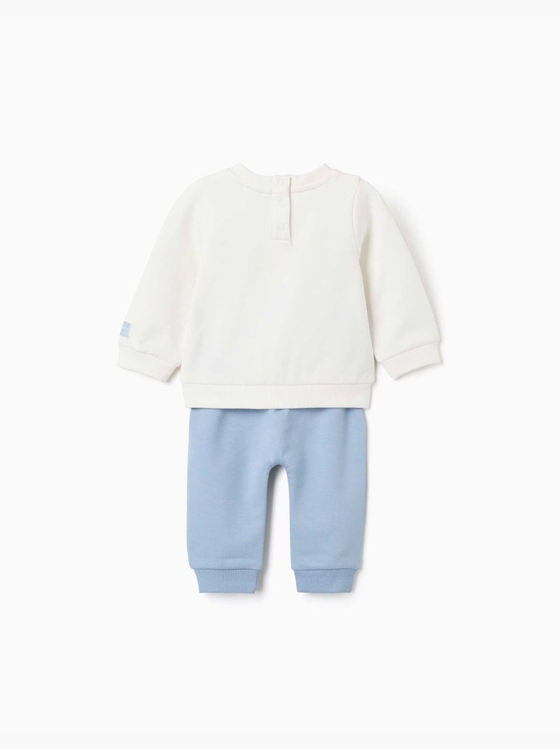 Ensemble de jogging en coton peigné avec imprimé winnie l'ourson Bleu clair - Kiabi
