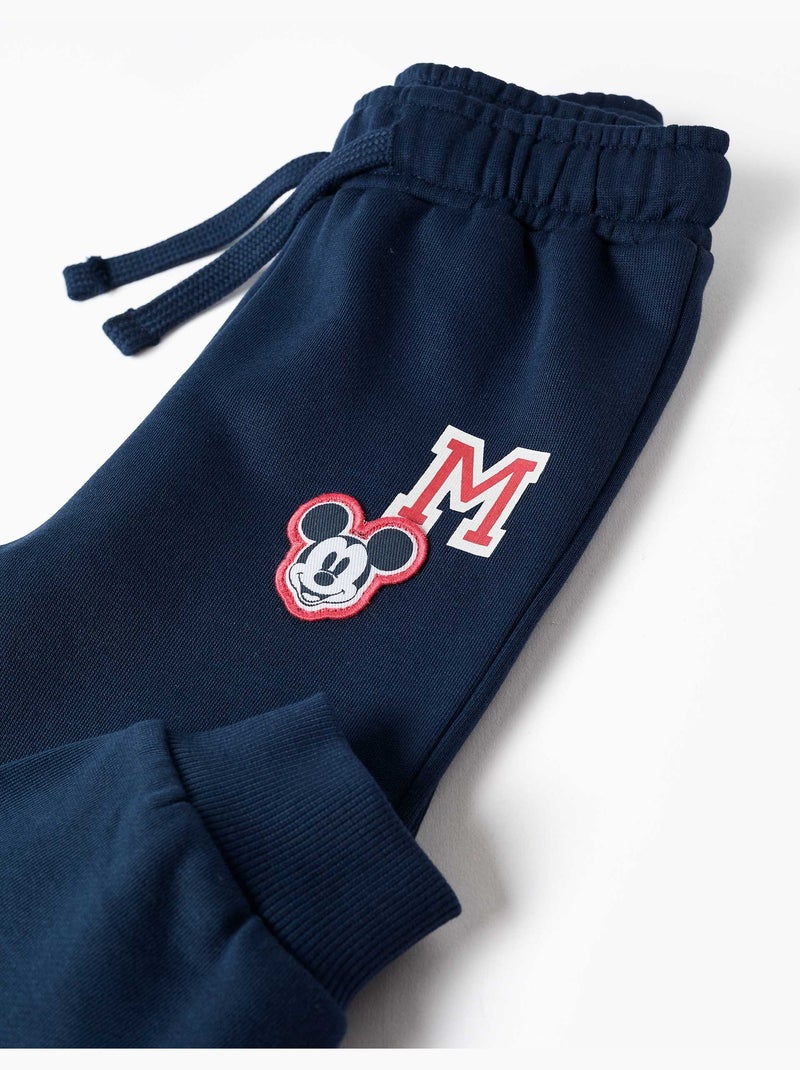 Ensemble de jogging en coton peigné avec mickey Rouge - Kiabi