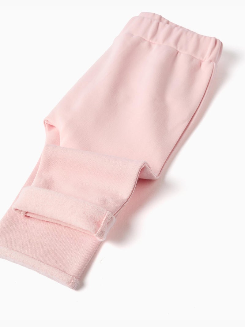 Ensemble de jogging en coton peigné avec motif Minnie Blanc - Kiabi