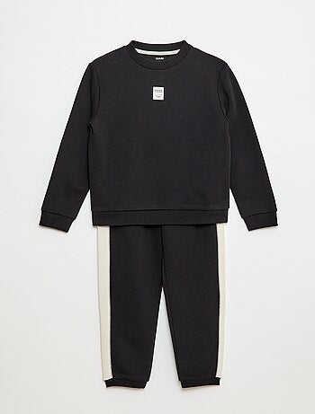 Ensemble de jogging en molleton gratté sweat + pantalon - 2 pièces