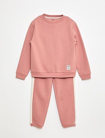 Ensemble de jogging en molleton gratté sweat + pantalon - 2 pièces