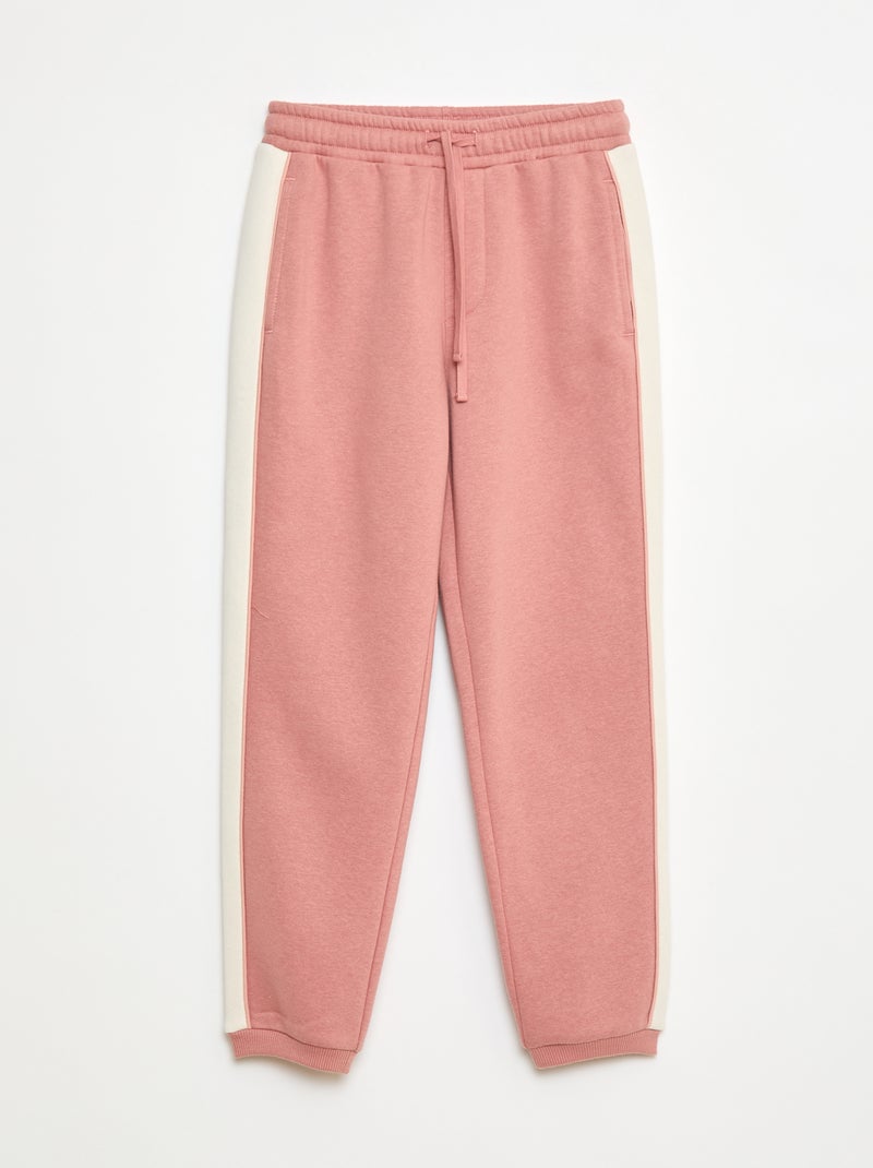 Ensemble de jogging en molleton gratté sweat + pantalon - 2 pièces Rose - Kiabi