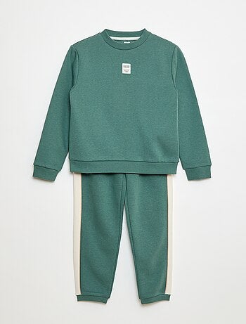 Ensemble de jogging en molleton gratté sweat + pantalon - 2 pièces