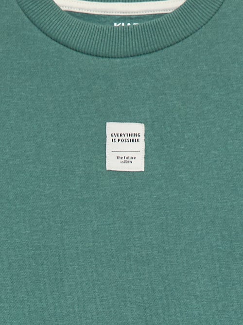 Ensemble de jogging en molleton gratté sweat + pantalon - 2 pièces - Kiabi