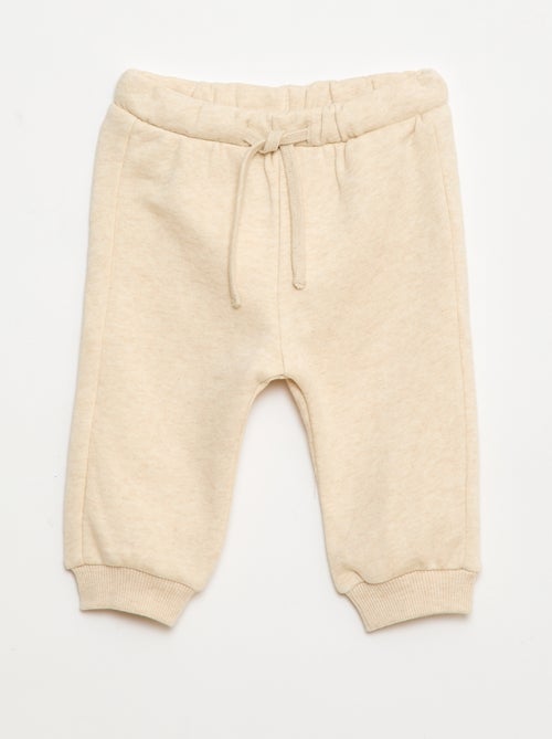 Ensemble de jogging en molleton uni sweat + pantalon - 2 pièces - Kiabi