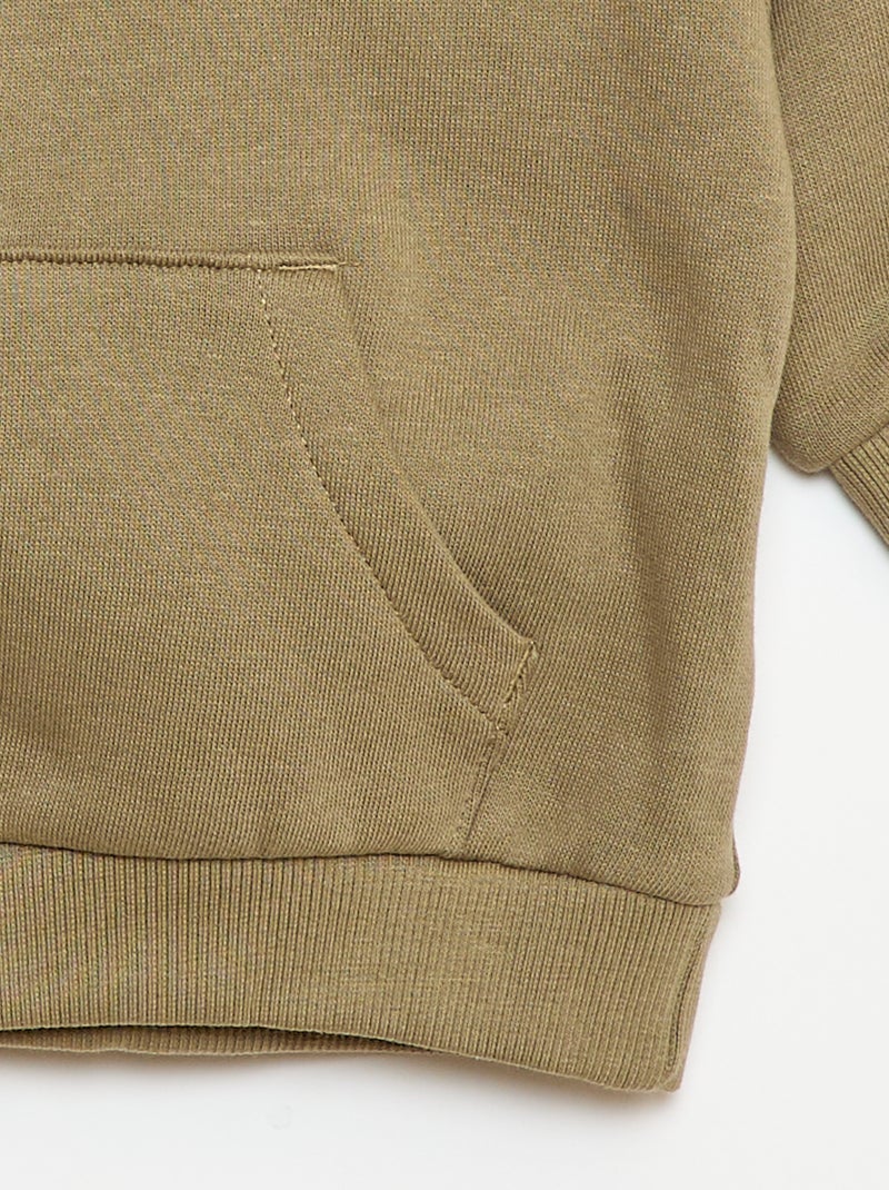 Ensemble de jogging en molleton uni sweat + pantalon - 2 pièces Vert - Kiabi