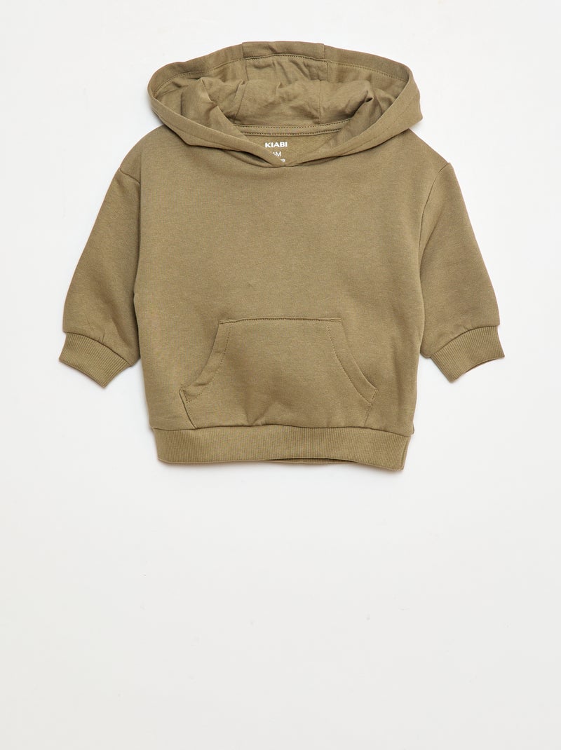 Ensemble de jogging en molleton uni sweat + pantalon - 2 pièces Vert - Kiabi