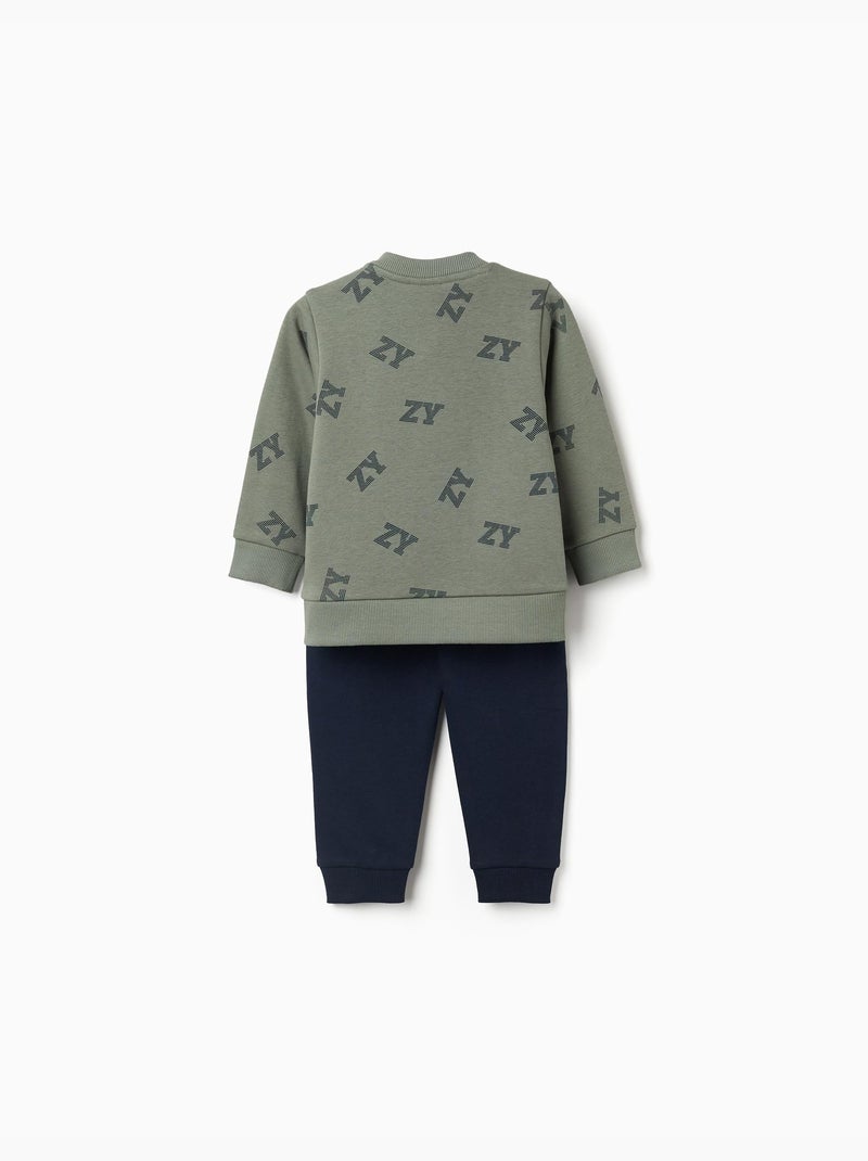 Ensemble de jogging en molleton Vert foncé - Kiabi