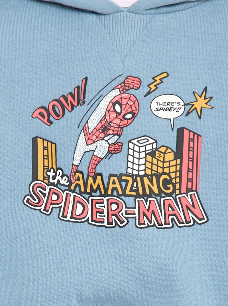 Ensemble de jogging 'Marvel' sweat à capuche + pantalon - 2 pièces Bleu - Kiabi