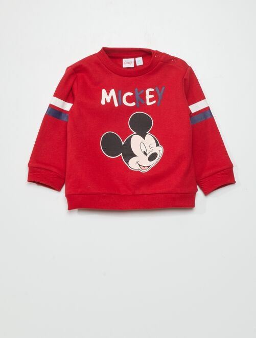 Disney - Jogging bébé garçon imprimé Mickey - Rouge - Kiabi - 18.68€