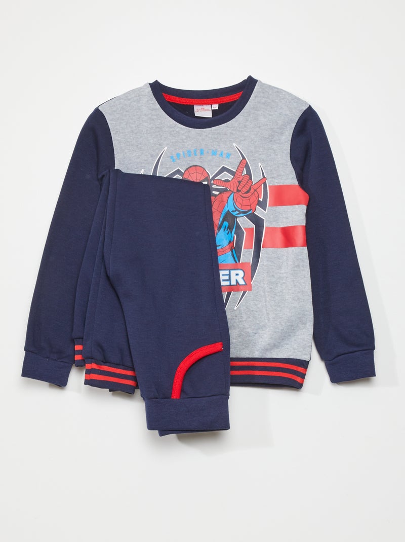 Ensemble de jogging 'Spider-Man' 'Marvel' - 2 pièces Bleu - Kiabi