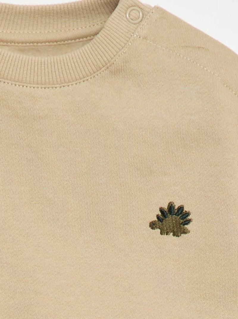 Ensemble de jogging sweat + pantalon - 2 pièces Beige - Kiabi