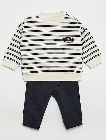 Ensemble de jogging sweat + pantalon - 2 pièces