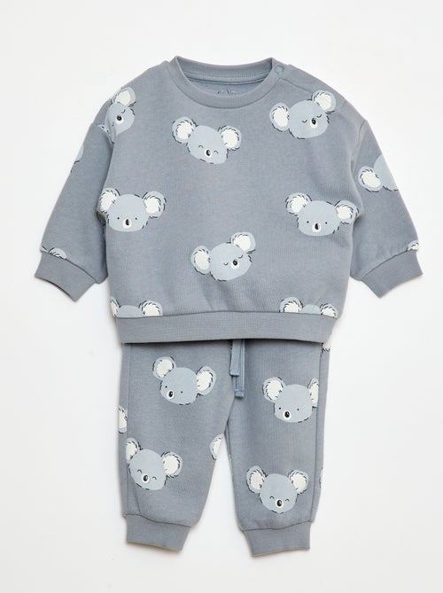 Ensemble de jogging sweat + pantalon - 2 pièces - Kiabi