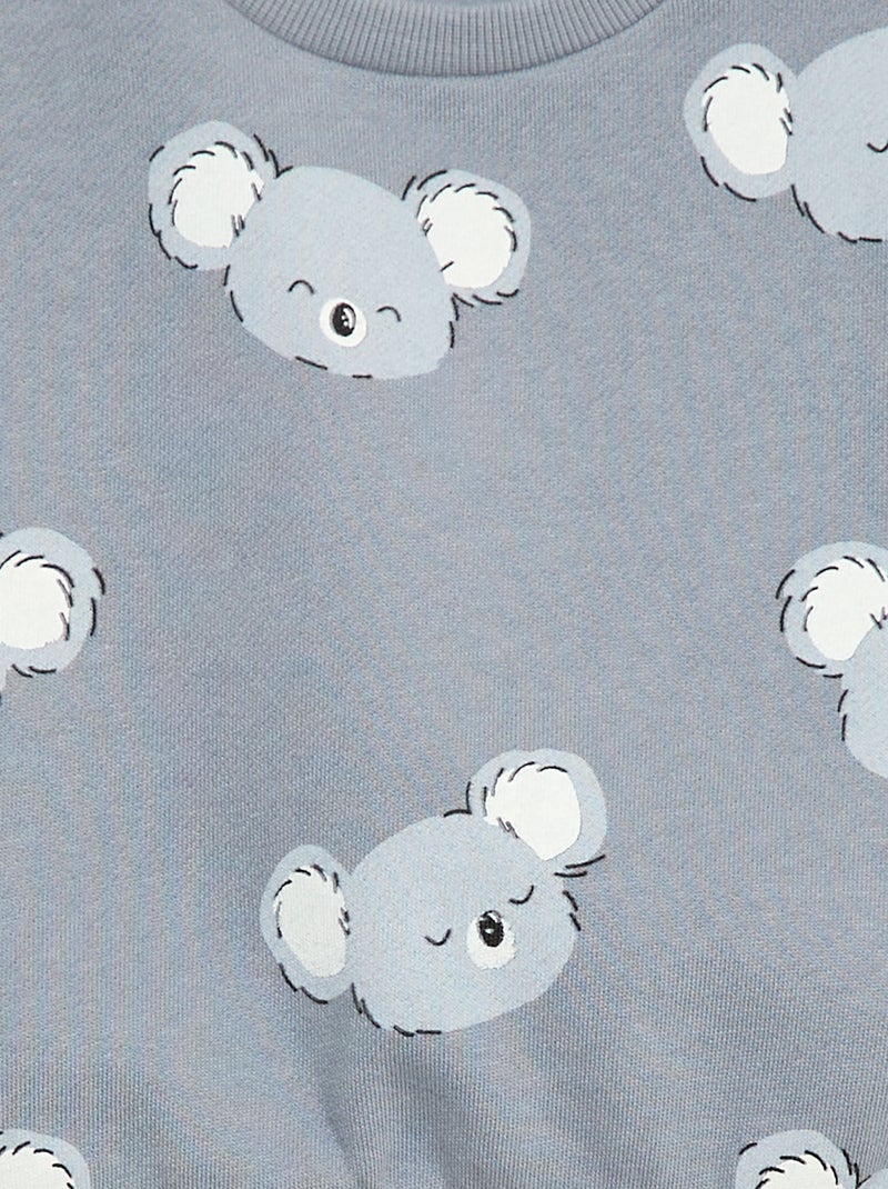 Ensemble de jogging sweat + pantalon - 2 pièces Gris - Kiabi