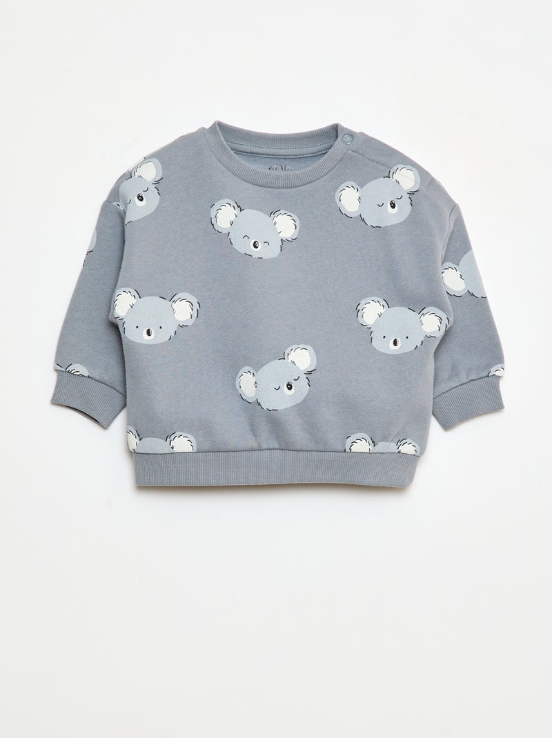 Ensemble de jogging sweat + pantalon - 2 pièces Gris - Kiabi