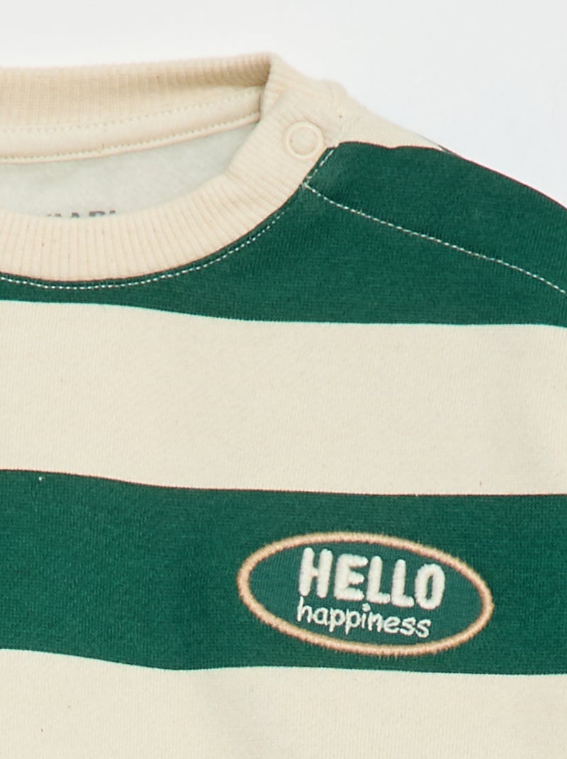 Ensemble de jogging sweat + pantalon - 2 pièces Vert - Kiabi