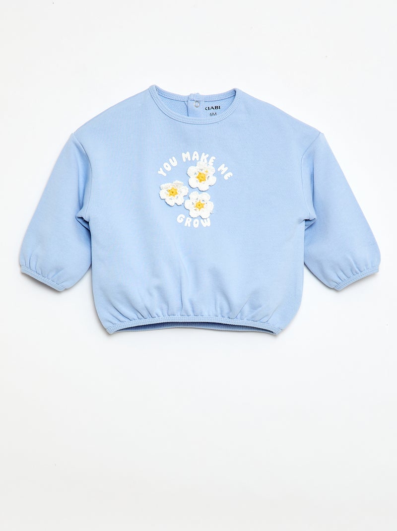 Ensemble de jogging sweat + pantalon Bleu - Kiabi