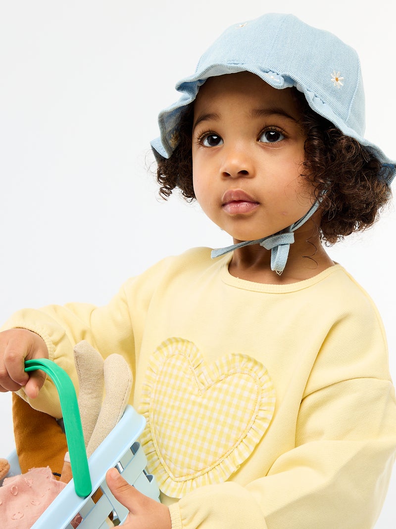 Ensemble de jogging sweat + pantalon Jaune - Kiabi