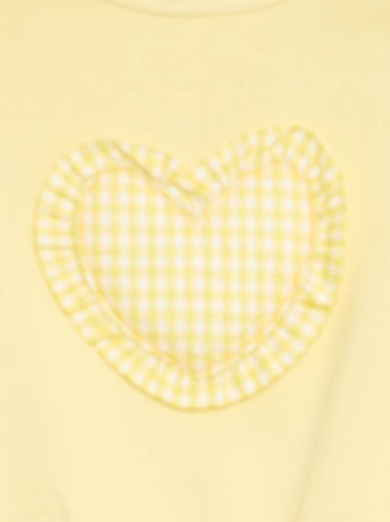 Ensemble de jogging sweat + pantalon Jaune - Kiabi