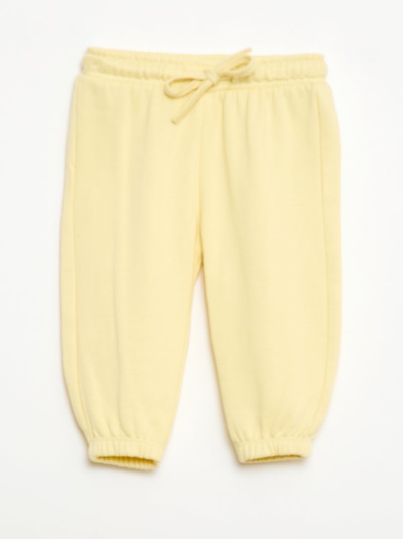 Ensemble de jogging sweat + pantalon Jaune - Kiabi