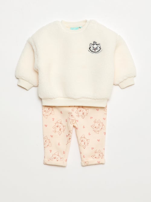 Ensemble de jogging sweat + pantalon 'Marie' 'Les Aristochats' - 2 pièces - Kiabi