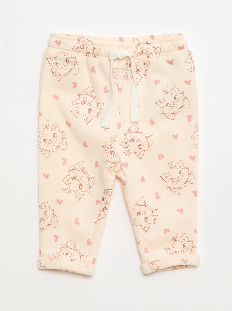 Ensemble de jogging sweat + pantalon 'Marie' 'Les Aristochats' - 2 pièces Rose - Kiabi