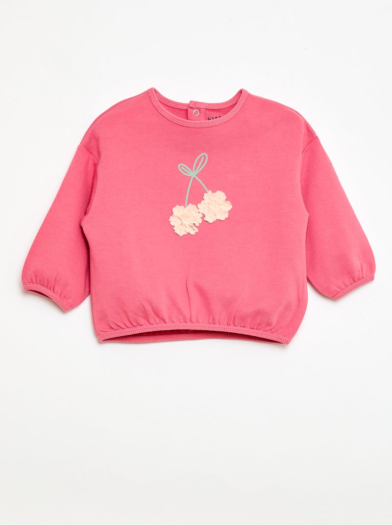 Ensemble de jogging sweat + pantalon Rose - Kiabi