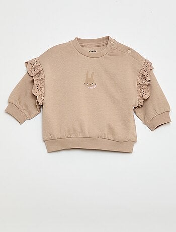 Ensemble de jogging sweat volanté + pantalon - 2 pièces