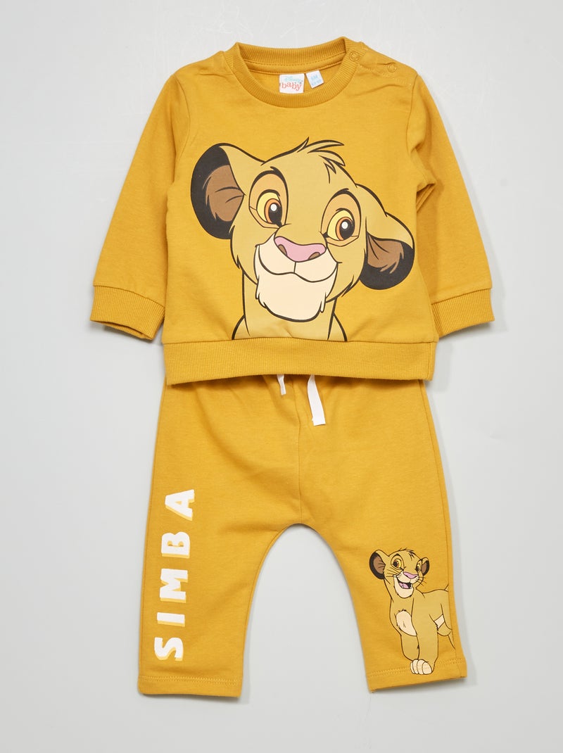 Ensemble de jogging 'Winnie l'ourson' 'Disney' JAUNE - Kiabi