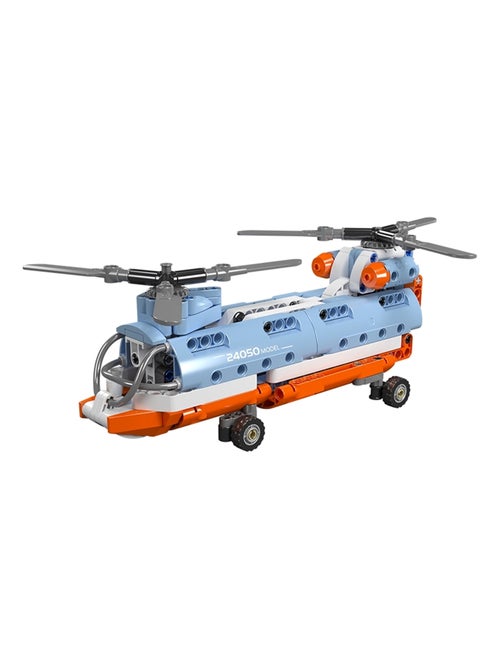 Ensemble de jouets de construction d'hélicoptère à rotor tandem - Kiabi