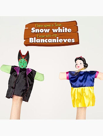 Ensemble de marionnettes blanche-neige 25 cm cucu show