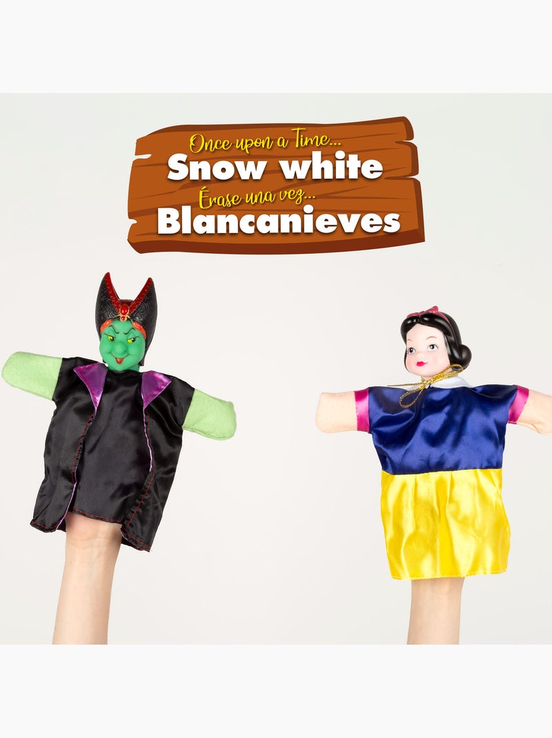 Ensemble de marionnettes blanche-neige 25 cm cucu show N/A - Kiabi