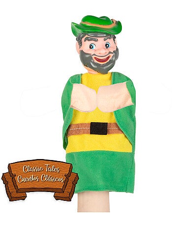 Ensemble de marionnettes le petit chaperon rouge 25 cm cucu show