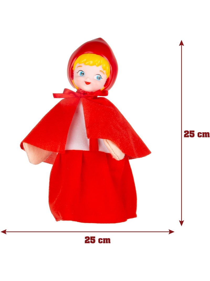 Ensemble de marionnettes le petit chaperon rouge 25 cm cucu show N/A - Kiabi