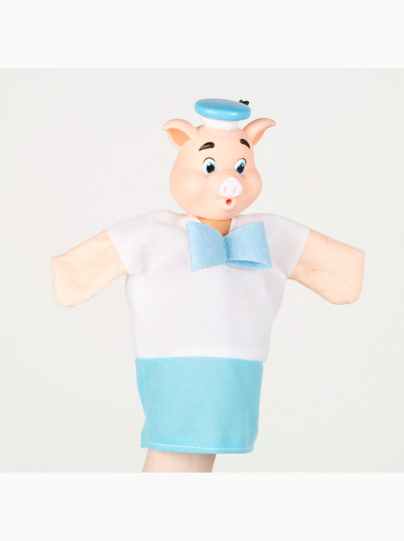 Ensemble de marionnettes les trois petits cochons 25 cm cucu show N/A - Kiabi