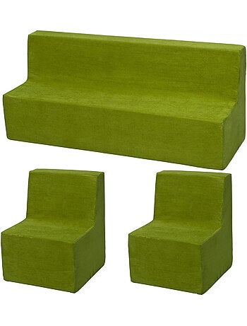 Ensemble de meubles chambre enfant: 2xfauteuil+canapé