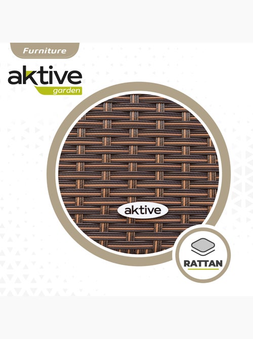 Ensemble de meubles de jardin avec chaises et table en rotin aktive - Kiabi Ensemble de meubles de jardin avec chaises et table en rotin aktive - Kiabi