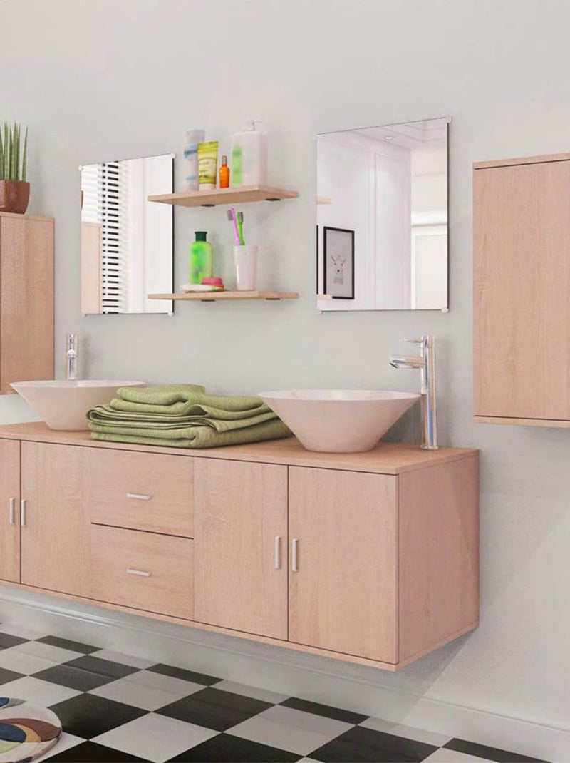 Ensemble de meubles de salle de bain Beige - Kiabi