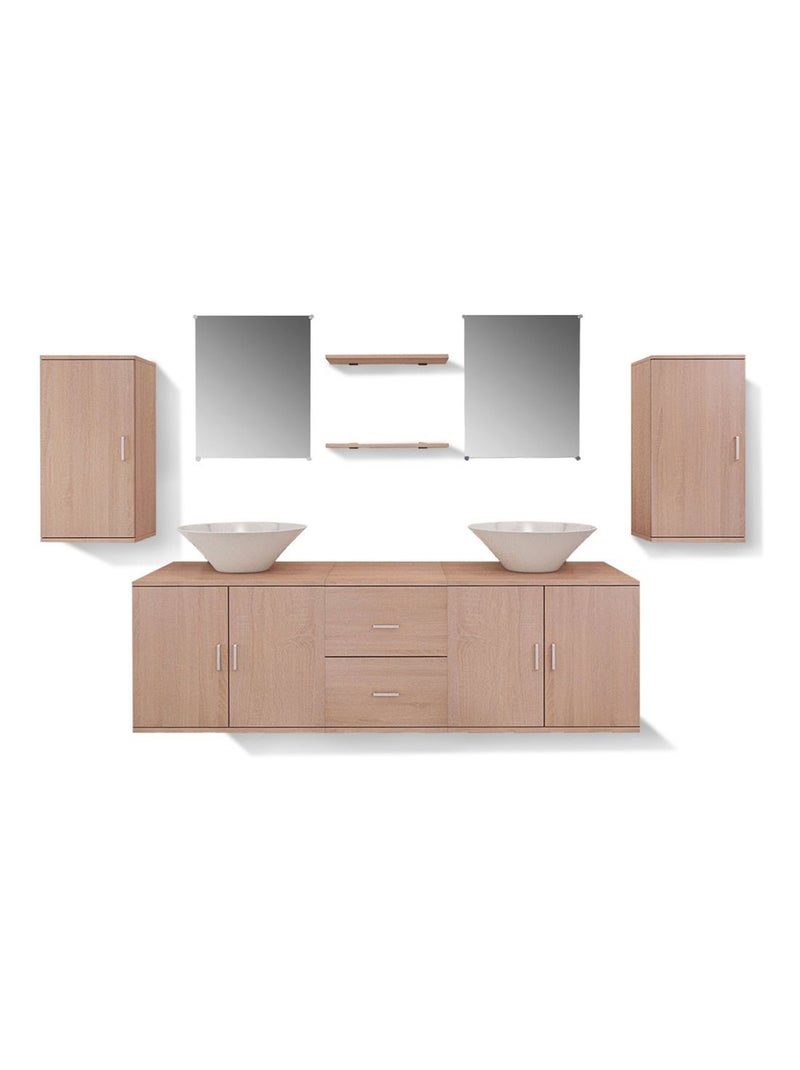 Ensemble de meubles de salle de bain Beige - Kiabi